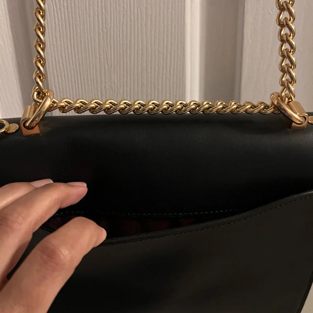 Authentic Coach Black & Brown Crossbody Bag with Matching Wallet - Picture 11 of 16